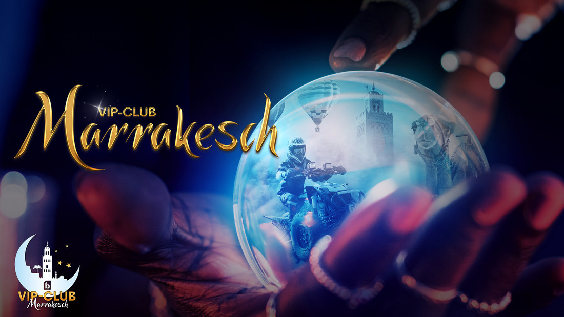 Plakat für VIP-Club Marrakesch