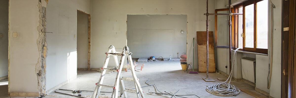 Wohnung wird renoviert 