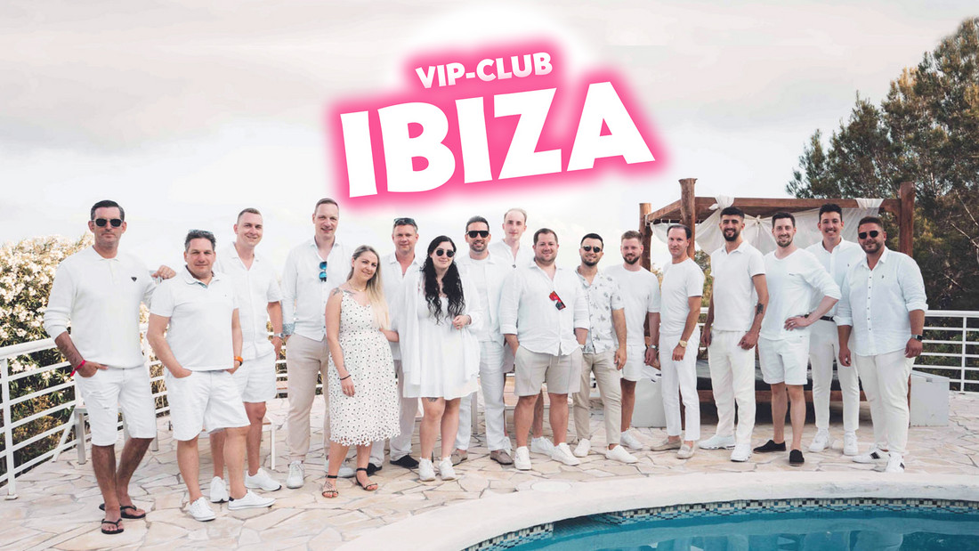 Gruppenbild VIP-Club Ibiza 2024